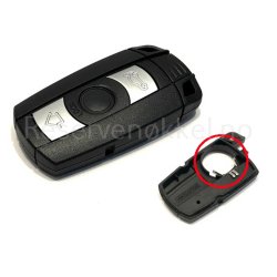 Bmw smartnkkelskall (gammel) (utskiftbart batteri)