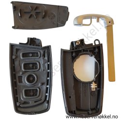 BMW Nkkelskall (3 knapper)