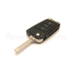  Vw Nkkelskall Blank nkkelhenger , med skure