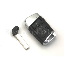 Vw Nkkelskall for keyless ("oppgraderings" skall ) 