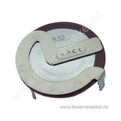 Panasonic oppladbart batteri VL2020 105grader