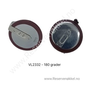 Panasonic oppladbart batteri VL2330 180grader