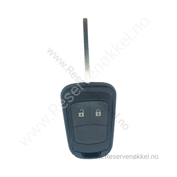 F0360OP216 - Opel nkkelskall 2 knapper