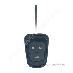 F0360OP316 - Opel nkkelskall 3 knapper