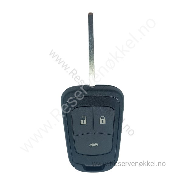 F0360OP316 - Opel nkkelskall 3 knapper