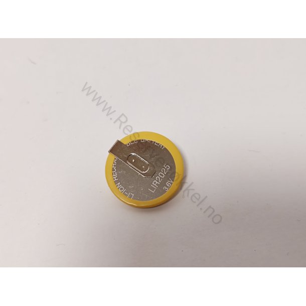 Oppladbart batteri VL2025 90grader 