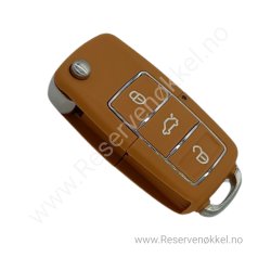 Vw Nkkelskall (3 knapper) - Orange