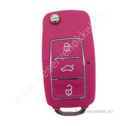 Vw Nkkelskall (3 knapper) - Rosa