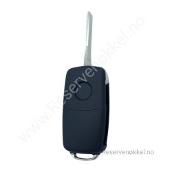 L0820VW566 - VW Nkkelskall 5knapper. (skyvedrer + bakluke p siden)