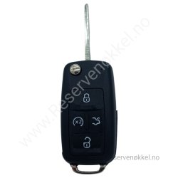 Vw Nkkelskall (4 knapper) med remote start.
