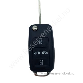 L0822VW466 - Vw Nkkelskall (4 knapper) med elektriske skyvedrer