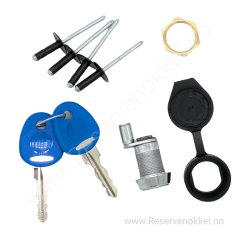 Lsesylinder Packline BX , FX serie  takboks inkl 2 nkler