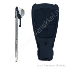 Mercedes Nkkelskall (3 knapper)