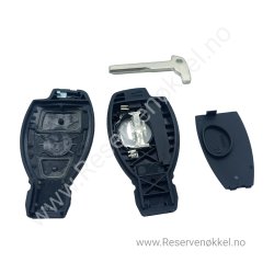 S1160MB364 -  Mercedes Nkkelskall 3 knapper. (bladet i hjrne)