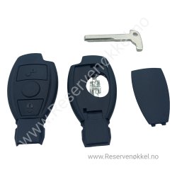 S1160MB264 -  Mercedes Nkkelskall 2 knapper. (bladet i hjrne)
