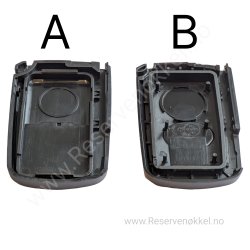 Toyota Nkkelskall (3 knapper)