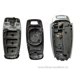 S7830AU366 - Audi Nkkelskall (3 knapper)
